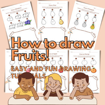 Let's Draw Cute Fruits Kawaii Style!
