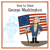 Featured image of post Drawing Easy Drawing Picture Of George Washington First quadrant only grid 32 x 40 portrait uses fractional points with 1 2 ex