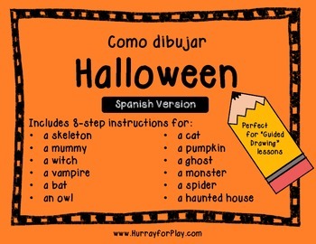 Preview of How to Draw Halloween (Spanish)