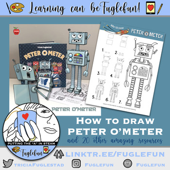 Preview of How to Draw PETER O'METER and 20 other STEAM + SEL + ART Resources