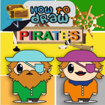 How to Draw Pirates: Easy & Fun Drawing Book for Kids Age 6-8 by Digital  Study