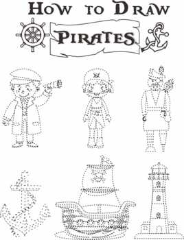 How to Draw Pirates: Easy & Fun Drawing Book for Kids Age 6-8