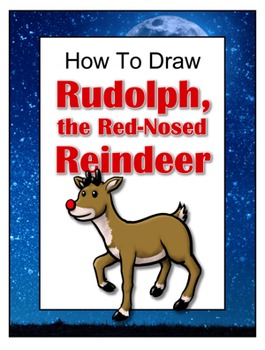 rudolph reindeer drawing