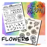How to Draw Some Flowers Printable Handout