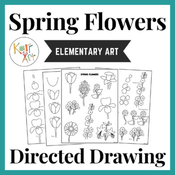 Preview of How to Draw Spring Flowers Directed Drawing