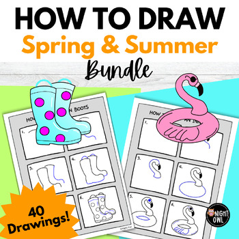 How To Draw Summer Stuff (Digital Download PDF) – Art For Kids Hub