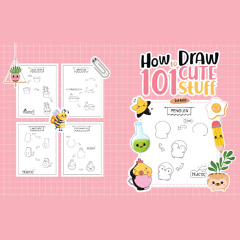 Preview of How to Draw, Step by Step Drawings, Kindergarten & 1st Grade
