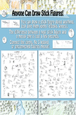 How to Draw Stick Figures Poster & Coordinating Pages