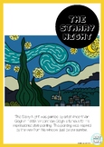 How to Draw THE STARRY NIGHT by VINCENT VAN GOGH - Easy St
