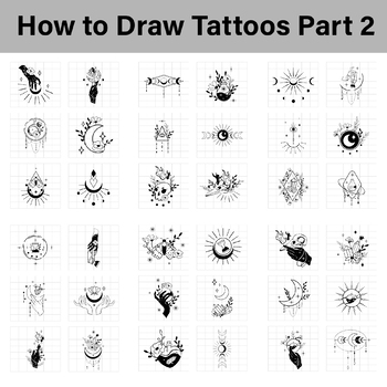 How to Draw Tattoos Part 2 by Michael M Porter | TPT