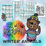 How to Draw Winter Animals Printable Packet - 5 Pages