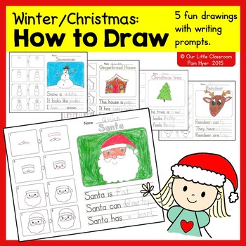 Preview of How to Draw:  Winter / Christmas