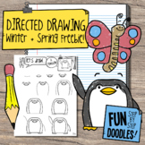 How to Draw Winter + Spring Animals: Directed Drawing Freebie