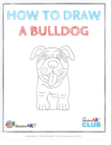 How to Draw a Bulldog (Step by Step Guided Drawing Instructions)