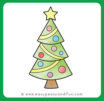 How to Draw a Christmas Tree: 4 Cartoon Tutorials | Craftsy |  www.craftsy.com