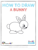 How to Draw a Cute Bunny (Step by Step Guided Drawing Inst