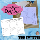 How to Draw a Dolphin FREE Handout