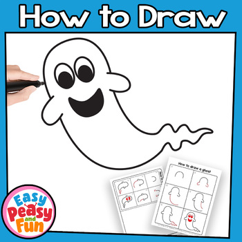 Draw Scary (But Cute) Hanging Ghost with This Easy Steps