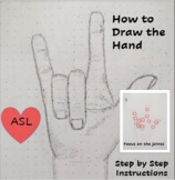 How to Draw a Hand- American Sign Language (ASL) "I Love You"