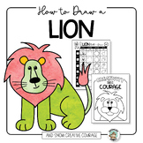 How to Draw a Lion • Art Activity • Roll A Lion • Courage 