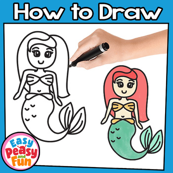 Pretty simple, Little mermaid : r/drawing