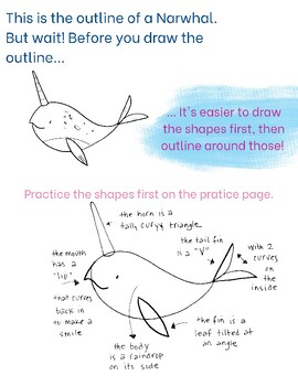 How to Draw a Narwhal and Other Aquatic Animals: Using Lines and Abstract  Art