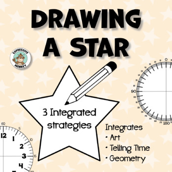 Preview of How to Draw a Star • Three Strategies • Math & Art • Easy Drawing Tutorial
