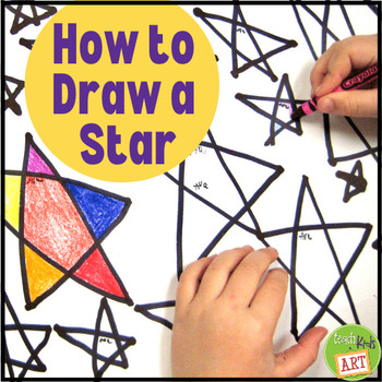Preview of How to Draw a Star for Pre-K, Kindergarten and 1st Grade