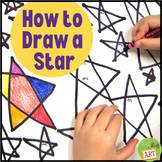 How to Draw a Star for Pre-K, Kindergarten and 1st Grade