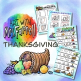 How to Draw a Thanksgiving Cornucopia Printable Packet