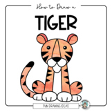 How to Draw a Tiger • Fun Art Sub Lesson • Roll A Tiger