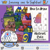 How to Draw an Abstract Cat in the Style of Laurel Burch