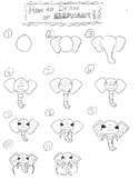How to Draw an Elephant (Frontal View)