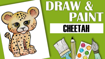 Preview of How to Draw and Paint a Cheetah!!