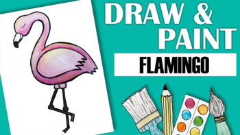 Preview of How to Draw and Paint a Flamingo!