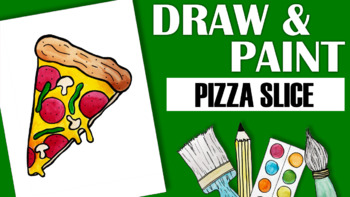 Pizza 3D Art & Drawing - how to draw a pizza - Pritam Saha Arts - YouTube
