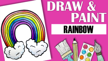 Preview of How to Draw and Paint a Rainbow!