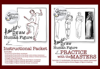 Preview of How to Draw: the Human Figure Packet and Workbook for Distant Learning