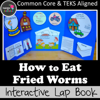 Preview of How to Eat Fried Worms Interactive Novel Study (Notebook or Lap Book)