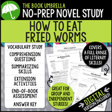 How to Eat Fried Worms Novel Study { Print & Digital }