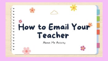 Preview of How to Email Your Teacher