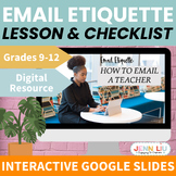 Email Etiquette/Writing an Email to a Teacher - High Schoo
