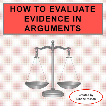 Preview of How to Evaluate Evidence for an Argumentative Essay
