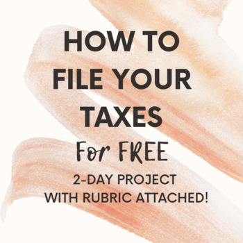 Preview of How to File Your Taxes- 2 Day Project!