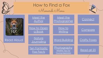 Preview of How to Find a Fox Choice Board in Google Slides M24