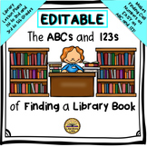 How to Find a Library Book - EDITABLE