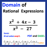 How to Find the Domain of Rational Expressions