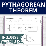 How to Find the Hypotenuse of a Right Triangle Worksheet