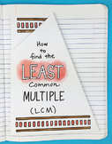 Doodle - How to Find the Least Common Multiple INB Foldable