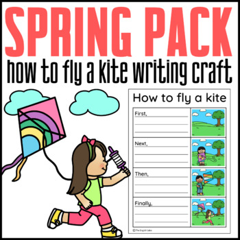 Preview of How to Fly a Kite Procedural Writing | Spring Craft | How to Writing